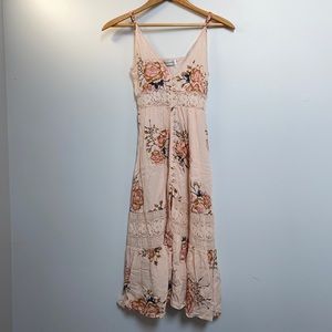 Hello Molly pink floral dress XS
